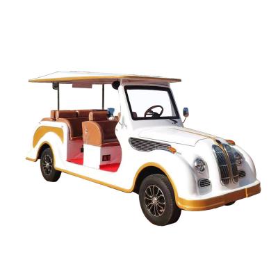China OEM 48V 35mph Vintage Classic Golf Cart Bus With Under Seat Storage And Lithium Battery for sale