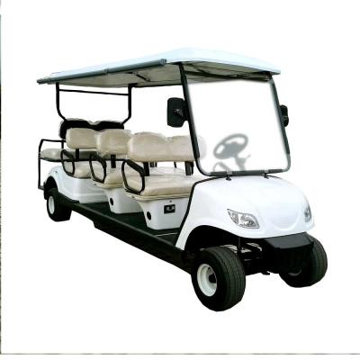 China 27mph 8 Seater Legal Street Carritos de golf con motor de litio buggy Custom en venta