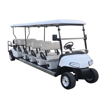 Chine Chariot de golf prêt pour la route avec buggy de golf de 10 sièges tout terrain avec un grand espace de stockage pour l'hôtel du club à vendre