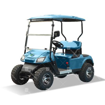 China Blue color 2 Seats Mini Electric Power 4 Wheel 4 Kw Motors Golf Cart zu verkaufen