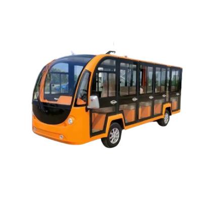 China 14 Passengers Electric Sightseeing Car Lead Acid Battery Powered Custom for sale