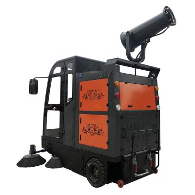 China Road Cleaning Electric Vacuum Sweeper Machine Truck With Brush for sale