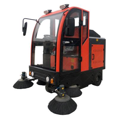 China Driving Type Floor Scrubber Ride On Sweeper Floor Sweeper Road Cleaning Sweeper à venda