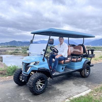 China 2024 New 4+2 Seater Golf Cart High Quality Strong Power With 60V Lithium Battery Or Lead-Acid Battery CE Certification à venda