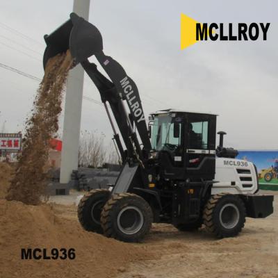 China Articulated Mini Wheel Loader Construction Vehicles Front End With Mechanical Joystick for sale