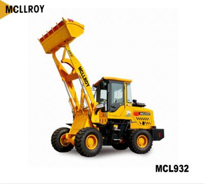 China ISO9001 2 Ton Wheel Loader , Compact Loading Shovel 1800kg Rated Load for sale