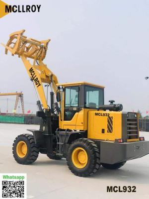 China Wheeled Hydraulic Front End Loader Compact Articulated Frame for sale