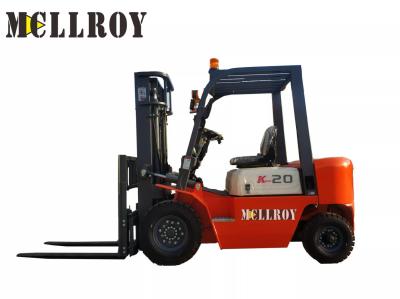 China Industrial Diesel Powered Forklift 2 Ton Rate Load 6000mm Lifting Height for sale