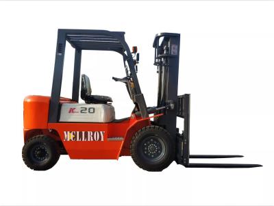 China 40KW Diesel Powered Forklift , Small Forklift Truck 3000mm Lift Height for sale