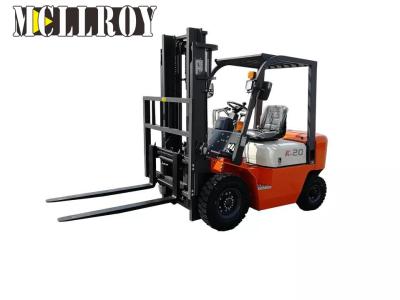 China 4WD Diesel Powered Forklift , 4 Wheel Drive Forklift With 2000kg Loading Capacity for sale