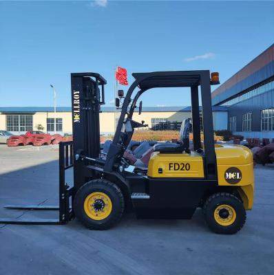 China 40KW Industrial Diesel Powered Forklift Trucks With 1220mm Length Fork for sale