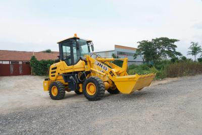 China Cement Factories 1.0m3 2 Ton Wheel Loader Running Hour Meter Option Front End Loaders à venda
