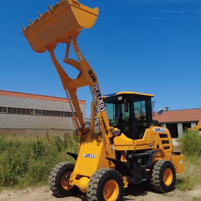 China Hydraulic Wheeled Loading Shovels 1.5 Ton Wheel Loader 1500 Kg Rate Load 2400RPM for sale
