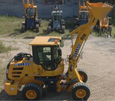 Chine Petite construction 1,5 Ton Wheel Loader 3340 kilogrammes de poids Isuzu Alex d'opération à vendre