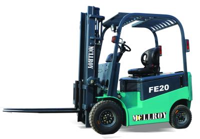 China Agile Three And Four Wheel Electric Powered FE20 2000KG Forklift With 11kw Lifting Motor Power for sale