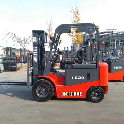 China 2000kg Loading Electric Powered Forklift 9kw Driven 11kw Oil Pump Motor Power Te koop