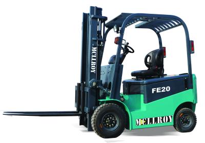 China Auto Transimission Electric Powered Forklift With 2 Mast Stage 3000mm Lifting Height for sale
