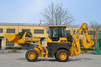 China 0.25m3 Dig Bucket Small Backhoe Loader MCLLROY MB25-40 With Cummins EPA 4 Tire Eco Engine à venda