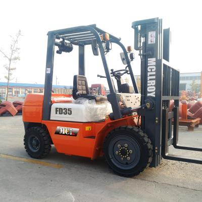 China 35.4KW Counterweight Forklift Operating Weight 3500kg 3.5 Ton FD35 en venta