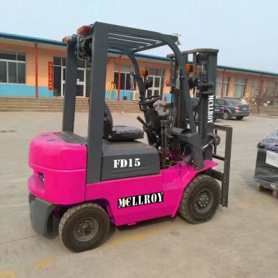 China Versatile Counter Balanced Lift Truck FD15 1070mm Fork Size for sale