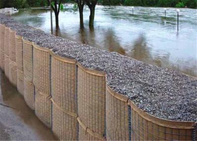 China Professional Hesco Bastion Barrier For Bridge Protection / Flood Bank for sale