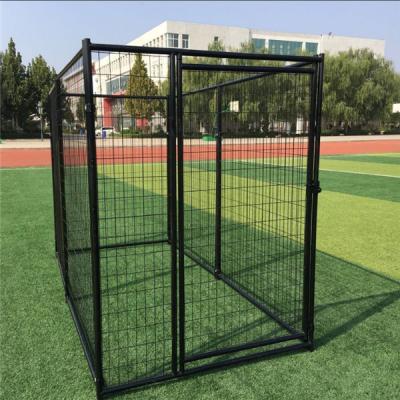 China Low Carbon Steel Wire Chain Link Dog Kennel / Outdoor Dog Enclosures for sale