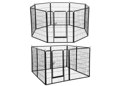 China Modular Outdoor Metal Dog Kennel Heavy Duty Large Exercise Pet Playpen for sale