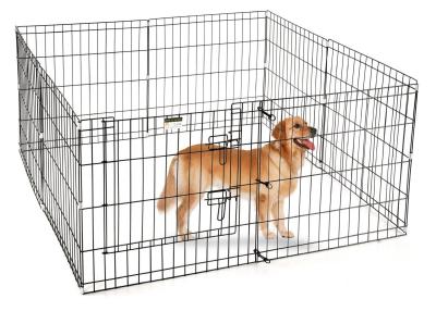 中国 錆抵抗力がある大きい屋外犬の操業、ワイヤー鋼鉄犬のペン3.0mの長さ 販売のため