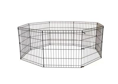 China Portable Outdoor Pet Kennel Eight Panels Low Carbon Steel Wire Eco - Friendly for sale