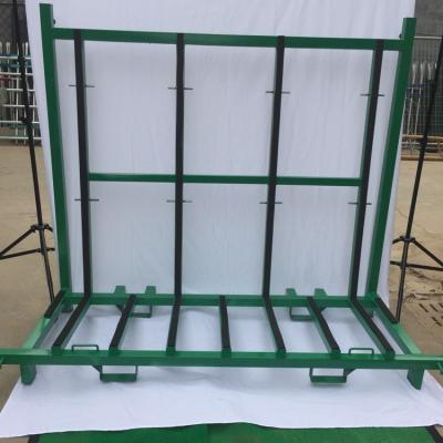 China Spray Paint Finish Defensive Barrier A Frame Rack Glass Storage Racks for sale