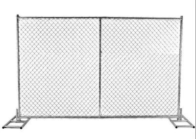China Galvanized Chain Link Temporary Fence Panels For Overseas Market for sale