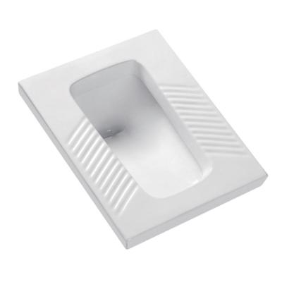 China Portable Ceramic Anti Odor Squat Pan Toilet Floor Mounted Wc S Trap for sale