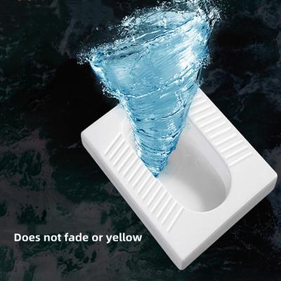 China Falle billige Badezimmer-Ganzwäsche-moderne kundengebundene keramische Hocke-Pan Toilets S mit Behälter zu verkaufen