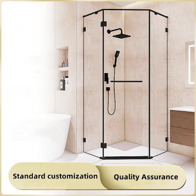 China Diamond Type Bathroom Shower Cabins Dry Wet Separation Partition Custom for sale