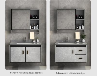 China Customized Zero Formaldehyde Smart Bathroom Mirror Cabinet For Home à venda