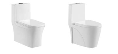 China 90mm Corner Sanitary Ware Toilet Round Toilet One Piece PP Soft Closing for sale