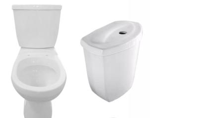 Chine La norme américaine cuvette des toilettes de 2 morceaux a prolongé la commode en céramique à vendre