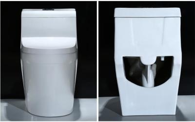 Chine Tous dans un siphon superbe au plancher de siège des toilettes intelligent d'imitation avec la rangée de mur à vendre