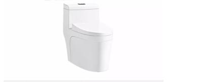 China Intelligent Flushing Toilet Water Closet Seat One Piece Tall Elongated Toilets for sale