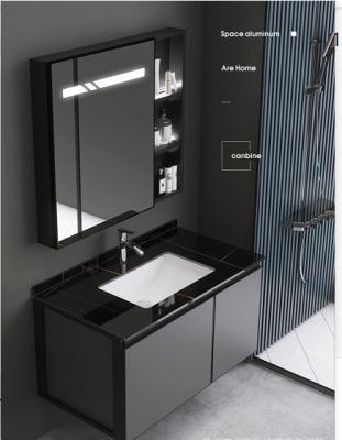China Aluminum Carbon Fiber Wall Hung Wash Basin Cabinet wall mounted wash basin with cabinet for sale