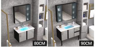China Waterproof Make Up Wash Basin Storage Cabinet Wash Basin Units Cupboards for sale