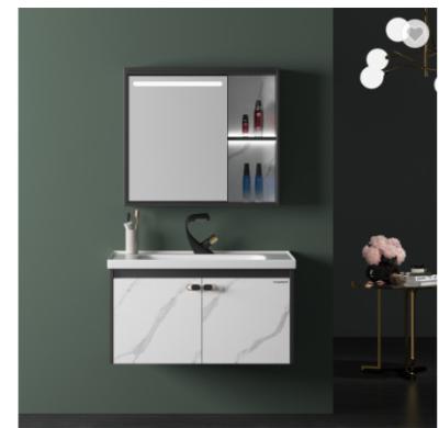 China ECO Bathroom Wash Basin Cabinet Living Room Wash Basin Designs With Cabinet for sale