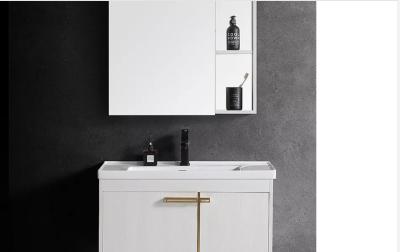 China Eco Aluminum Vanity Washbasin Cabinet Designs countertop Dining Basin Cabinet for sale