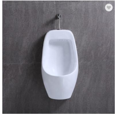 China DC AC Induction Men Urinal Toilet Oval Waterless Wall Hung Urinal Bowl for sale