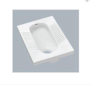 Chine Type accroupi toilette de Pan Toilet Ceramic Flush Asian de posture accroupie de salle de bains à vendre