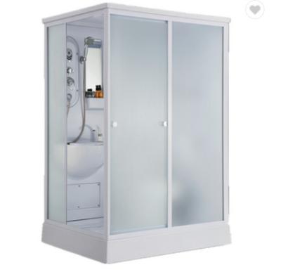 China Cabinas modulares prefabricadas de la ducha del cuarto de baño con la puerta deslizante del retrete en venta