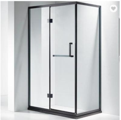 China Freestanding Hinge Walk In Bathroom Shower Cabins 8mm Tempered Glass With Frame for sale