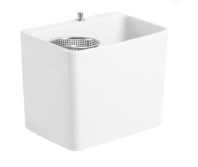 China Square Ceramic 45ltr Laundry Tub Outdoor Rectangle Vessel laundry sink freestanding for sale