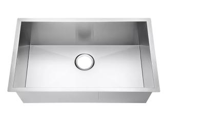 China 30 Inch 18 Gauge Vegetable Washing Basin Undermount Sink 400mm for sale