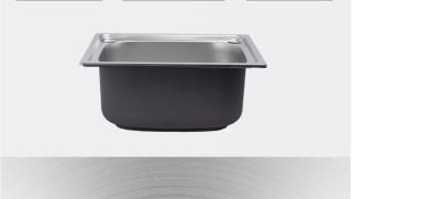 China 1.0mm Vegetable Washing Basin Stainless Single Bowl Undermount Sink for sale